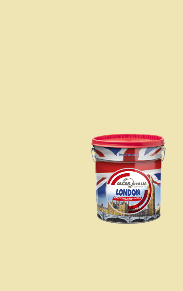 ALCAS LONDON PITTURA SUPER LAVABILE OTTIMO POTERE COPRENTE 1L 5L 14L Vaniglia