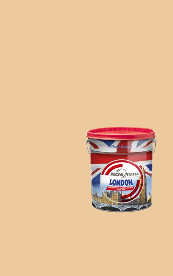 ALCAS LONDON PITTURA SUPER LAVABILE OTTIMO POTERE COPRENTE 1L 5L 14L Deserto