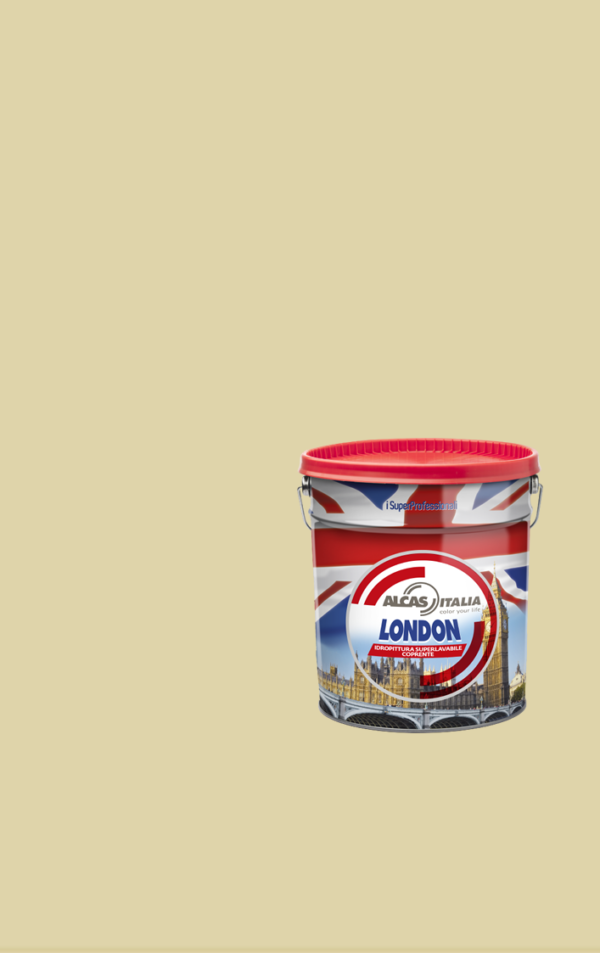 ALCAS LONDON PITTURA SUPER LAVABILE OTTIMO POTERE COPRENTE 1L 5L 14L London Ecrù chiaro