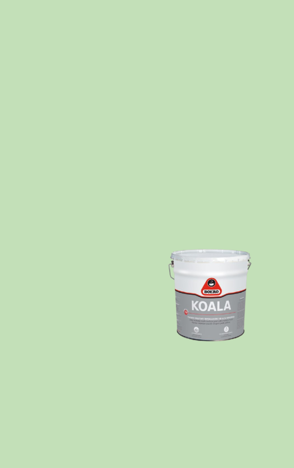 BOERO KOALA IDROPITTURA SUPERLAVABILE VELLUTATA ALTA COPERTURA Verde fresco