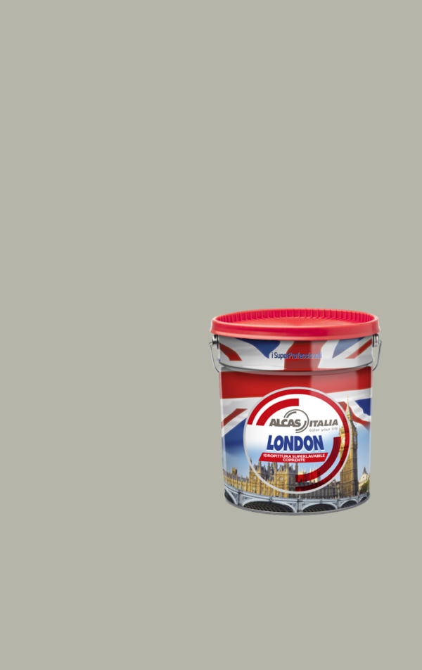 ALCAS LONDON PITTURA SUPER LAVABILE OTTIMO POTERE COPRENTE 1L 5L 14L Corda