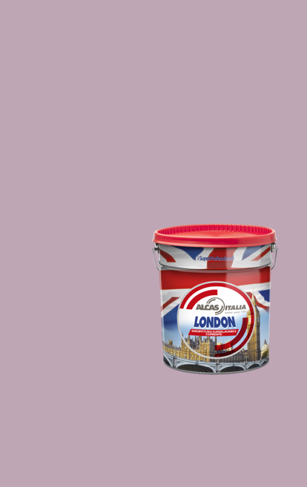 ALCAS LONDON PITTURA SUPER LAVABILE OTTIMO POTERE COPRENTE 1L 5L 14L Lavanda