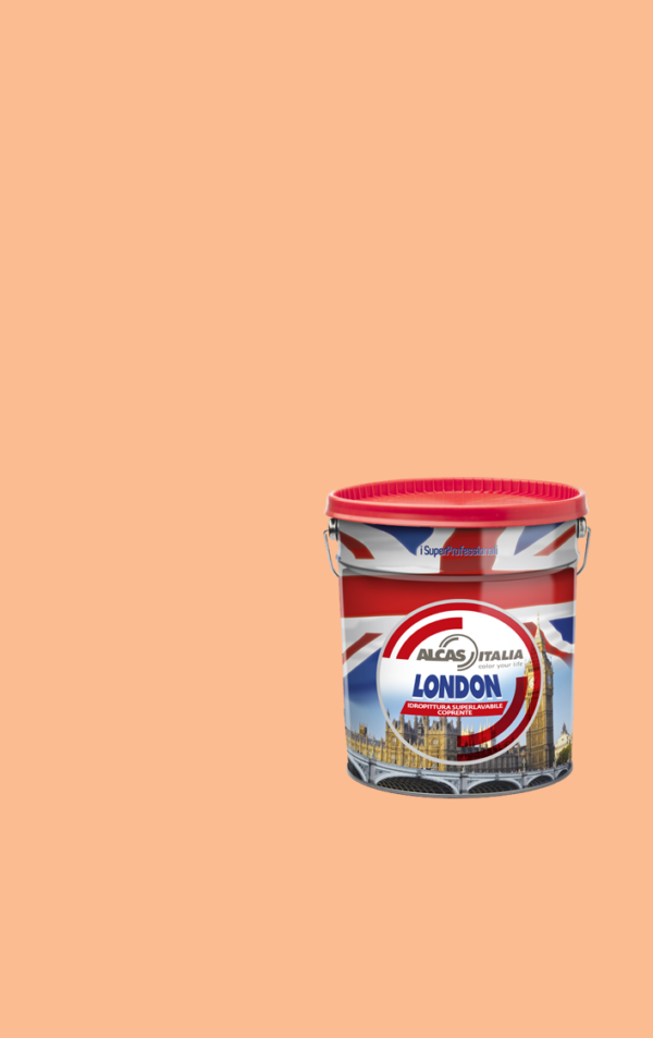 ALCAS LONDON PITTURA SUPER LAVABILE OTTIMO POTERE COPRENTE 1L 5L 14L Rosarancia