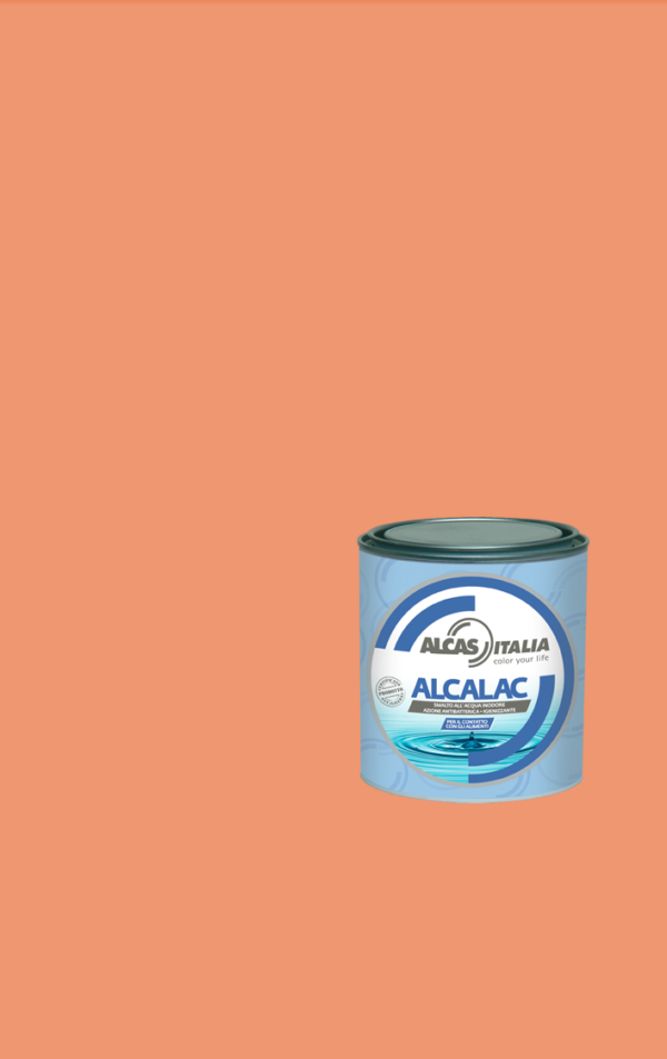 Smalto acrilico all’acqua Alcalac Lucido Salmone