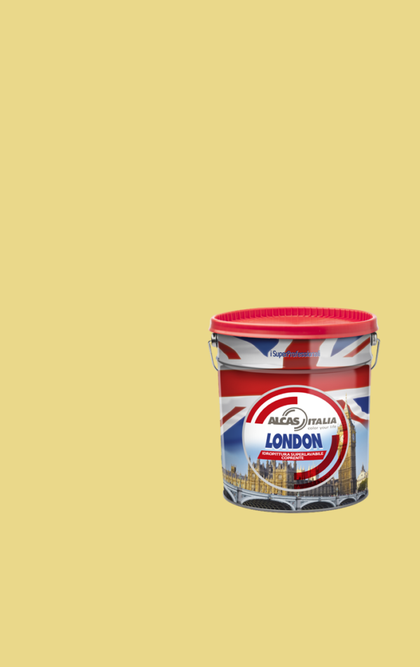 ALCAS LONDON PITTURA SUPER LAVABILE OTTIMO POTERE COPRENTE 1L 5L 14L Avorio