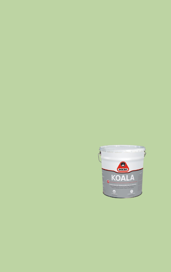 BOERO KOALA IDROPITTURA SUPERLAVABILE VELLUTATA ALTA COPERTURA Verde mela