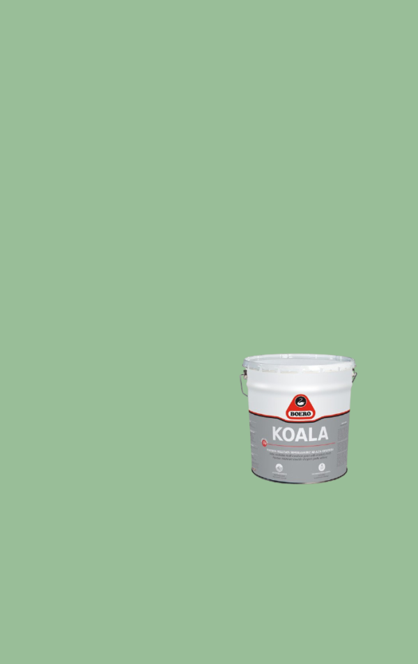 BOERO KOALA IDROPITTURA SUPERLAVABILE VELLUTATA ALTA COPERTURA Verde felce