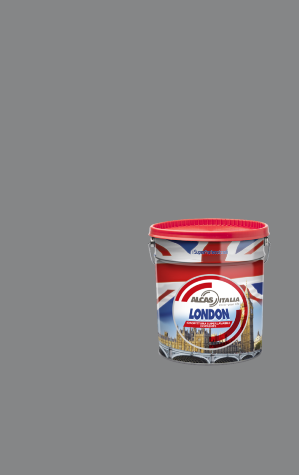 ALCAS LONDON PITTURA SUPER LAVABILE OTTIMO POTERE COPRENTE 1L 5L 14L Tortora