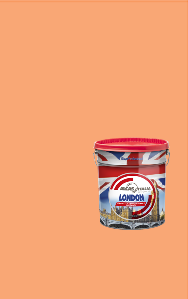 ALCAS LONDON PITTURA SUPER LAVABILE OTTIMO POTERE COPRENTE 1L 5L 14L Nespola