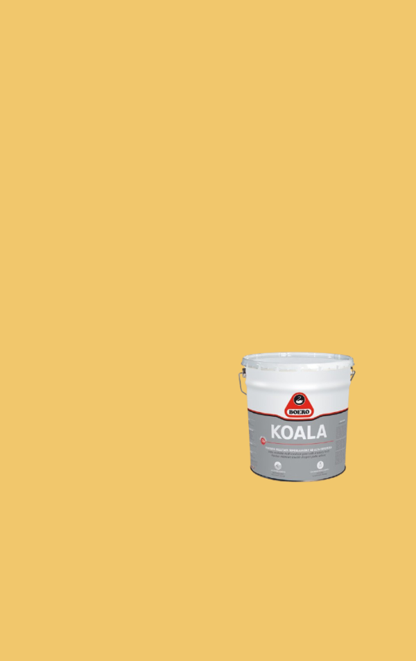 BOERO KOALA IDROPITTURA SUPERLAVABILE VELLUTATA ALTA COPERTURA Banana