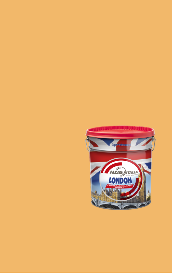 ALCAS LONDON PITTURA SUPER LAVABILE OTTIMO POTERE COPRENTE 1L 5L 14L Polenta