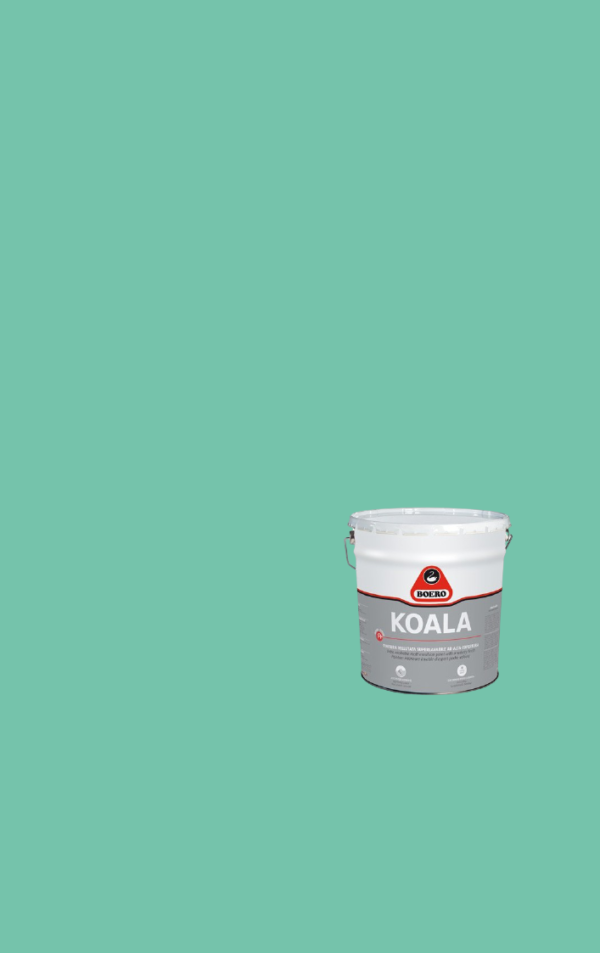 BOERO KOALA IDROPITTURA SUPERLAVABILE VELLUTATA ALTA COPERTURA Verde pastello