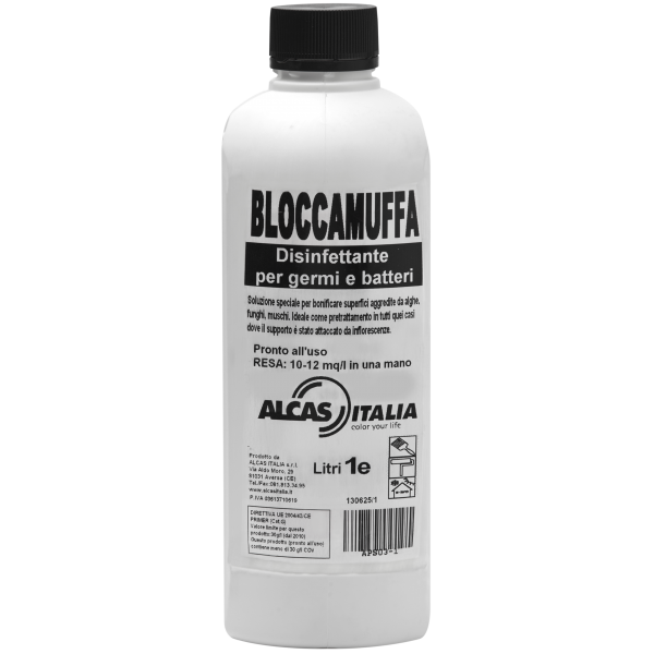 ALCAS BLOCCAMUFFA – Disinfettante per Germi e batteri – 1 LITRO